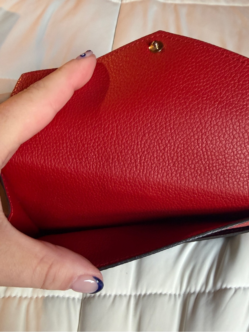 Louis Vuitton Pallas Red & Monogram Wallet - Picture 6 of 10